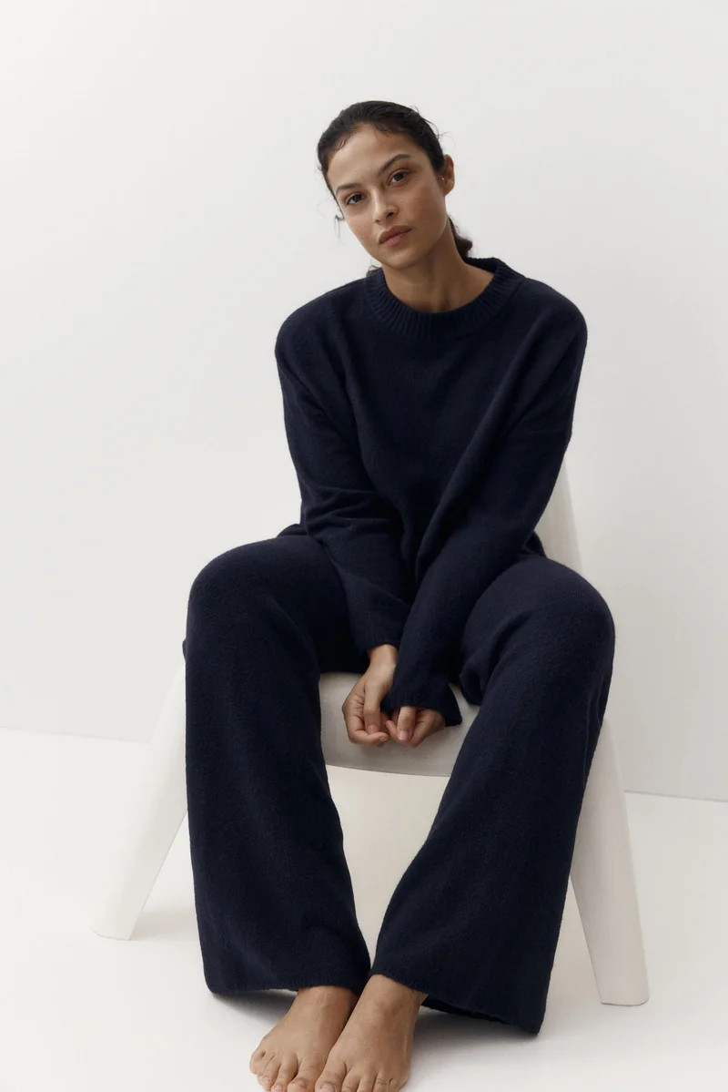 H&M Fine-knit trousers